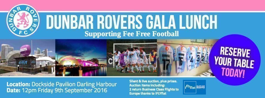 Dunbar Rovers Gala Lunch 2016