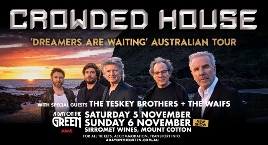 A Day on the Green - Crowded House | Bus Transfers: Saturday 5 November 2022