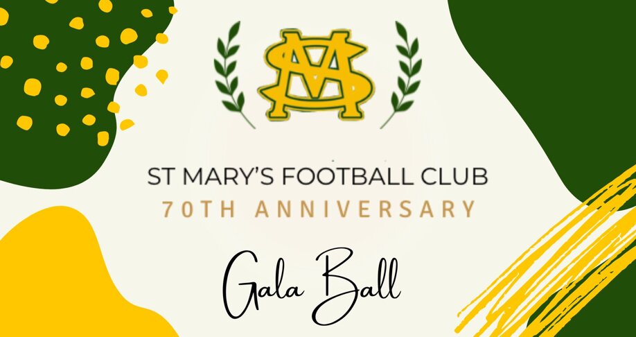 St Mary’s Football Club 70th Anniversary Gala Ball
