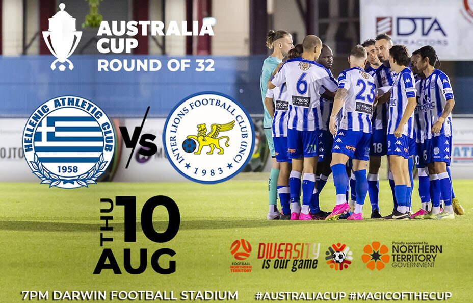 Hellenic Athletic Club vs Inter Lions AC Australia Cup Round of 32 Match 2023