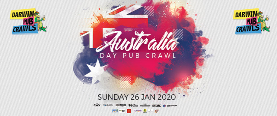 Darwin Pub Crawls Presents Australia Day Pub Crawl