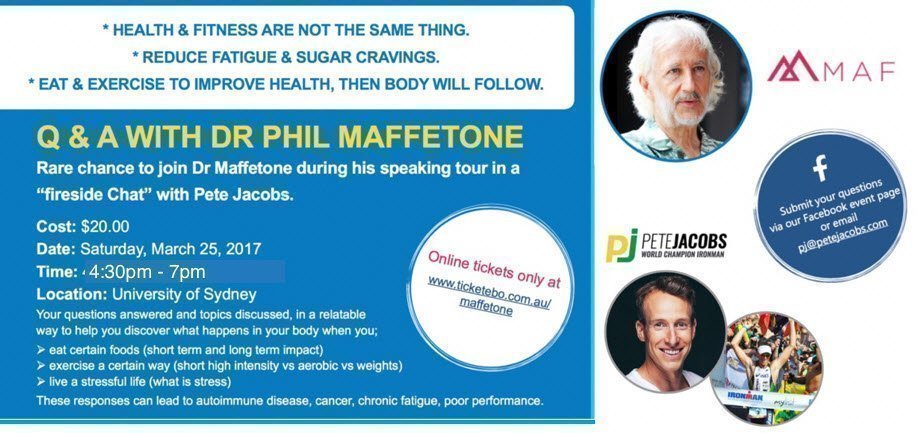 Q & A with Dr Phil Maffetone, hosted by Pete Jacobs