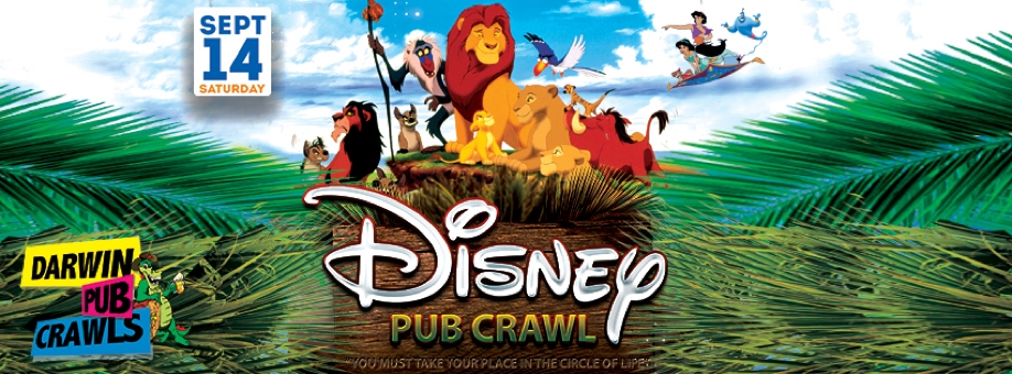 Darwin Pub Crawls Presents Disney Pub Crawl