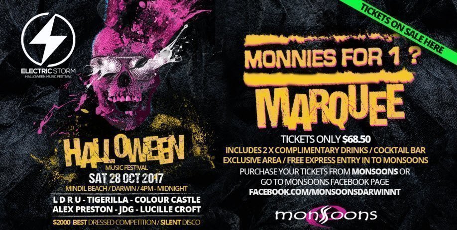 Electric Storm Music Festival 2017: MONNIES FOR 1 MARQUEE