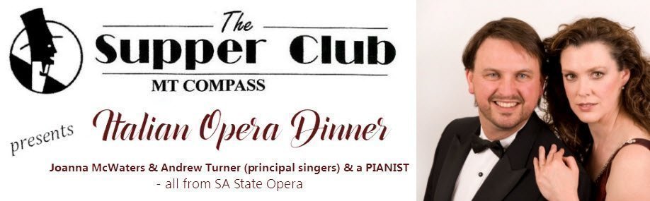 Italian Opera Dinner featuring Joanna McWaters & Andrew Turner