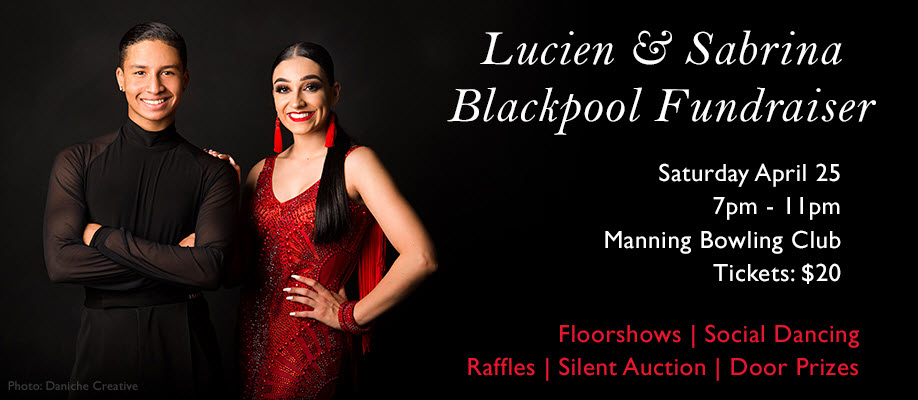 Lucien and Sabrina Blackpool Fundraiser Night