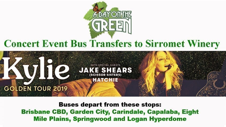 A Day on the Green with Iconic Pop Princess Kylie Minogue Bus Transfers