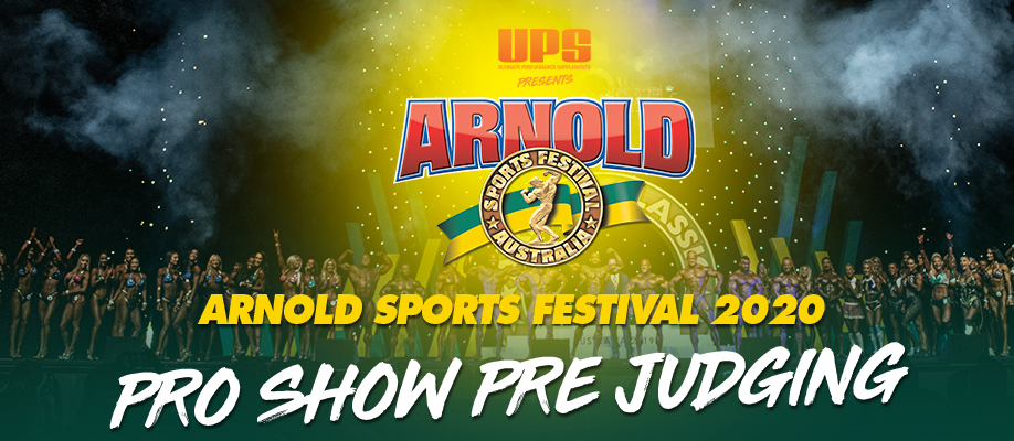 Arnold Sports Festival 2020: Pro Show Pre Judging