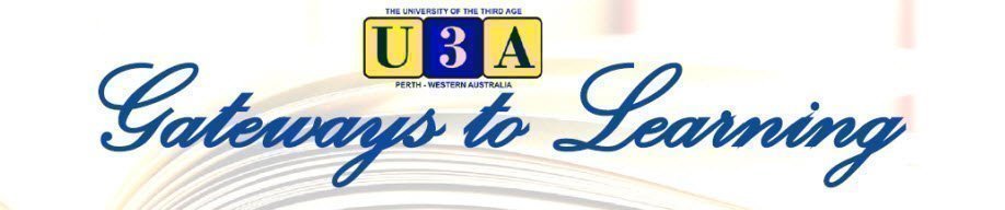 U3A (UWA) City Courses 2019 Semester 1