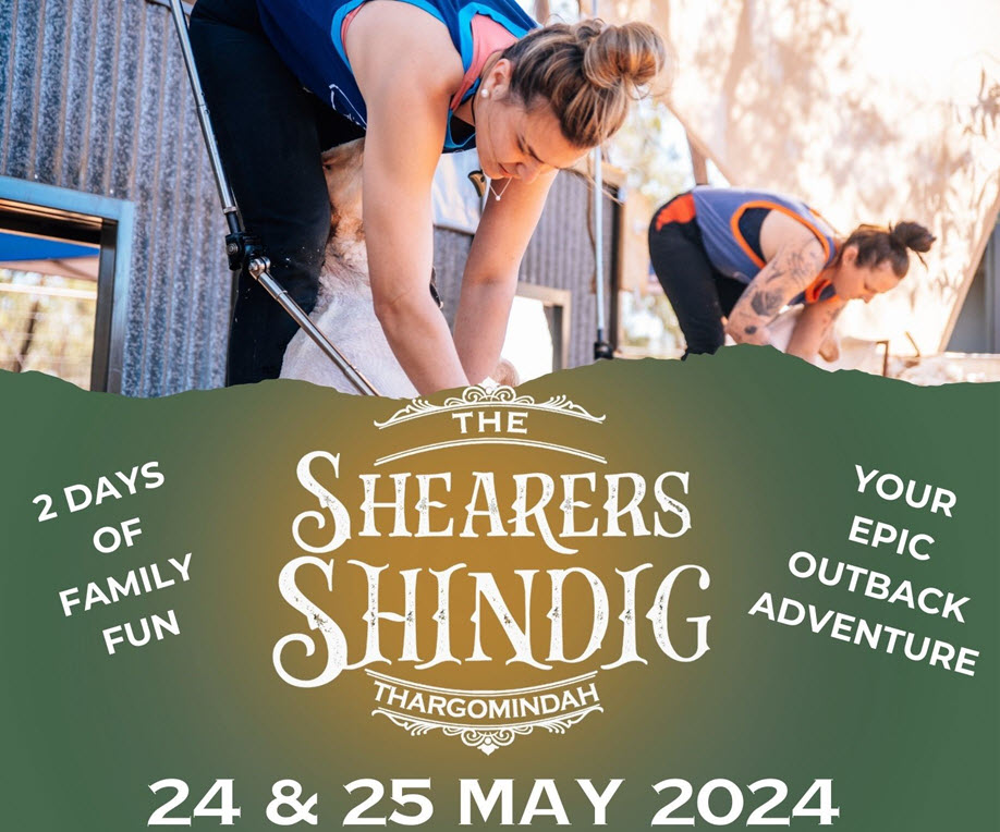 The Shearers Shindig Thargomindah 2022 | Quick Shear Nominations