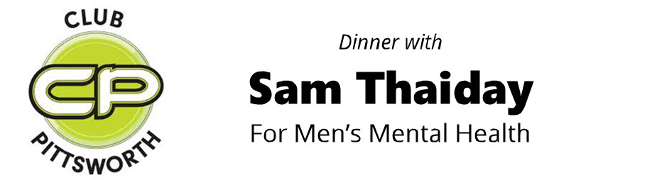 Dinner with Sam Thaiday For Men’s Mental Health