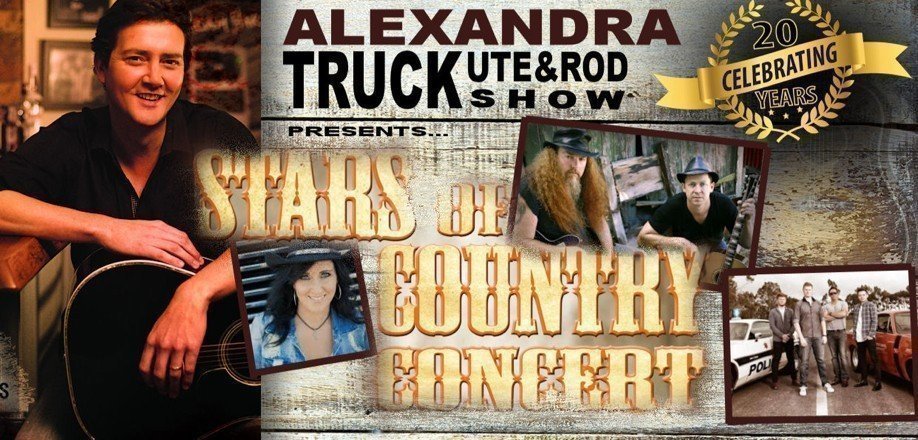 Alexandra Truck Ute & Rod Show - Stars of Country featuring Adam Harvey and Band