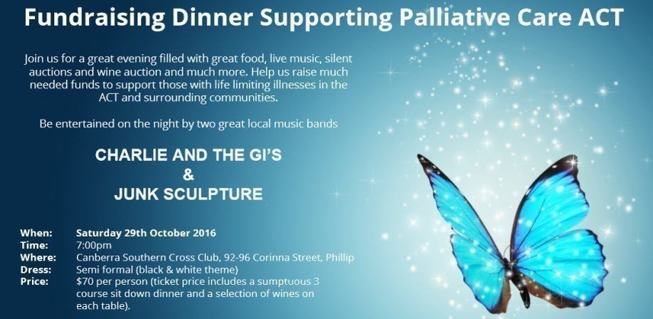 Palliative Care ACT Annual Fundraising Dinner