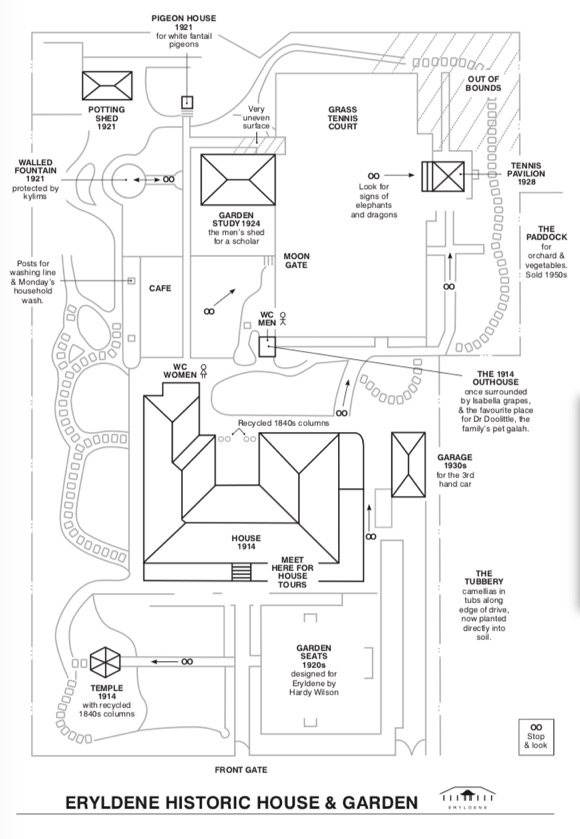 Eryldene Map